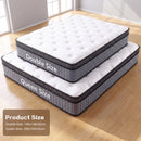 Advwin 32CM Hybrid Mattress w/ Memory Foam & Pocket Springs