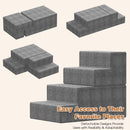 Advwin 4-Step Pet Stairs with Removable Washable Cover