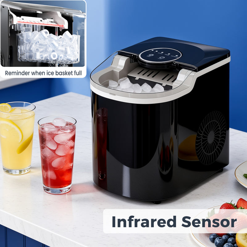 Advwin Countertop Ice Maker Machine with Self Cleaning