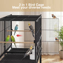 Advwin Bird Cage 2in1 Large Cage Wheel w/ Brake