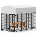 Advwin Dog Cage with UV-Resistant Waterproof Roof
