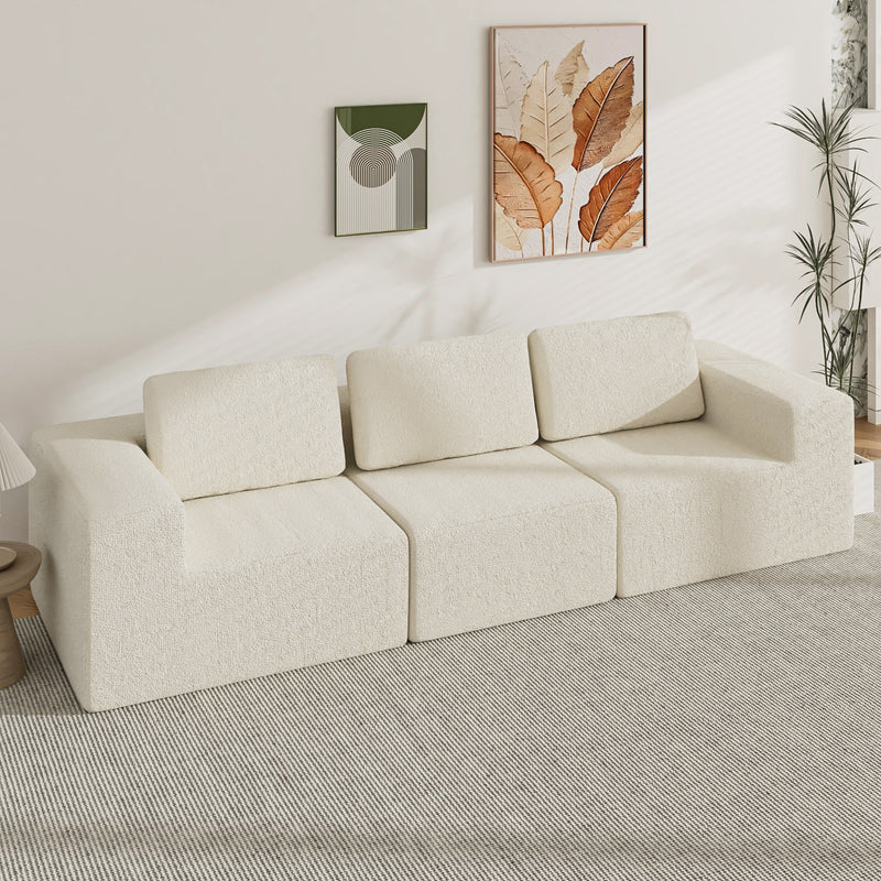 Advwin 265cm 3 Seater Sofa Modern Modular Sectional Couch