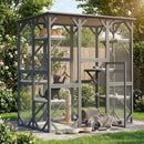 Advwin 181x98x181cm Large Catio Outdoor Cat Enclosure