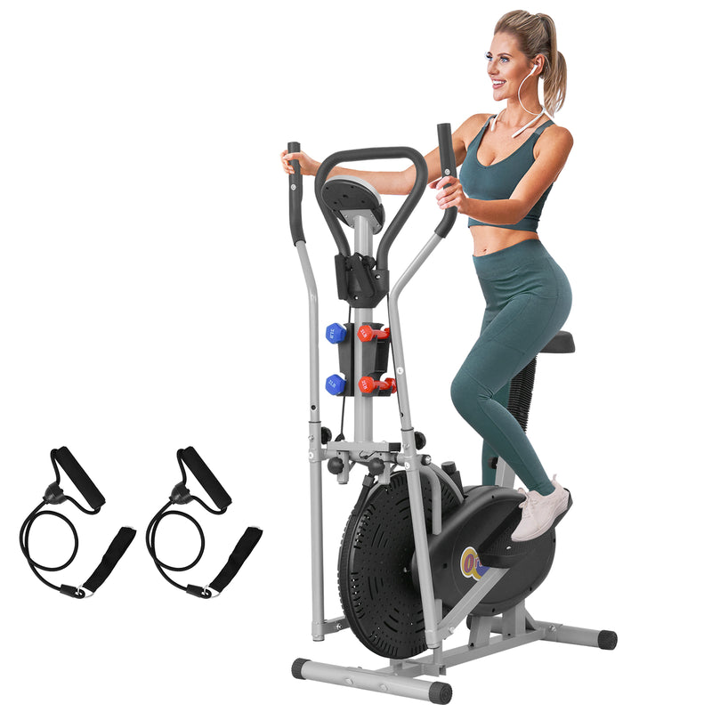 Advwin Elliptical Cross Trainer with Dumbbel