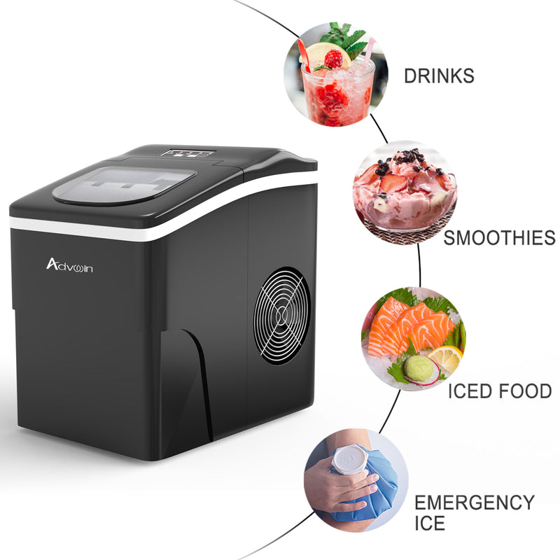 Advwin 2.2L Portable Ice Makers Countertop