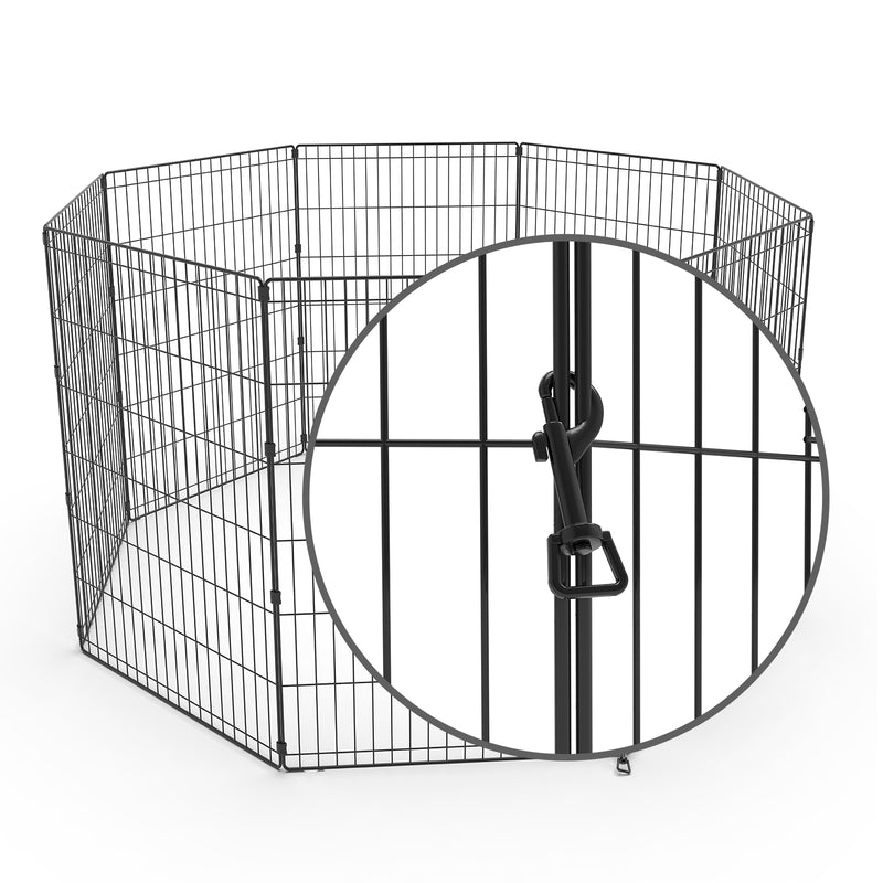 Advwin Pet Playpen Dog Dence Exercise Pen 8 Panel