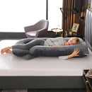 Advwin 55" J Shaped Pregnant Pillow Full Body Support
