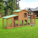Advwin Rabbit Hutch Chicken Coop 2 Level