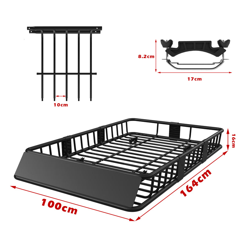 Advwin Steel Roof Rack Basket Extendable