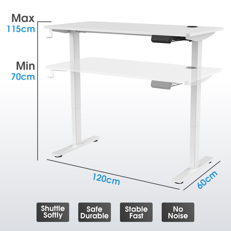 Advwin Treadmill & Electric Standing Desk 120cm