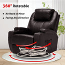 Advwin Recliner Massage Chair Sofa PU Leather