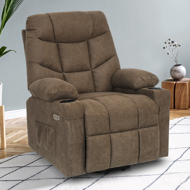 Advwin Recliner Chair 45-140 Degree tilt Brown