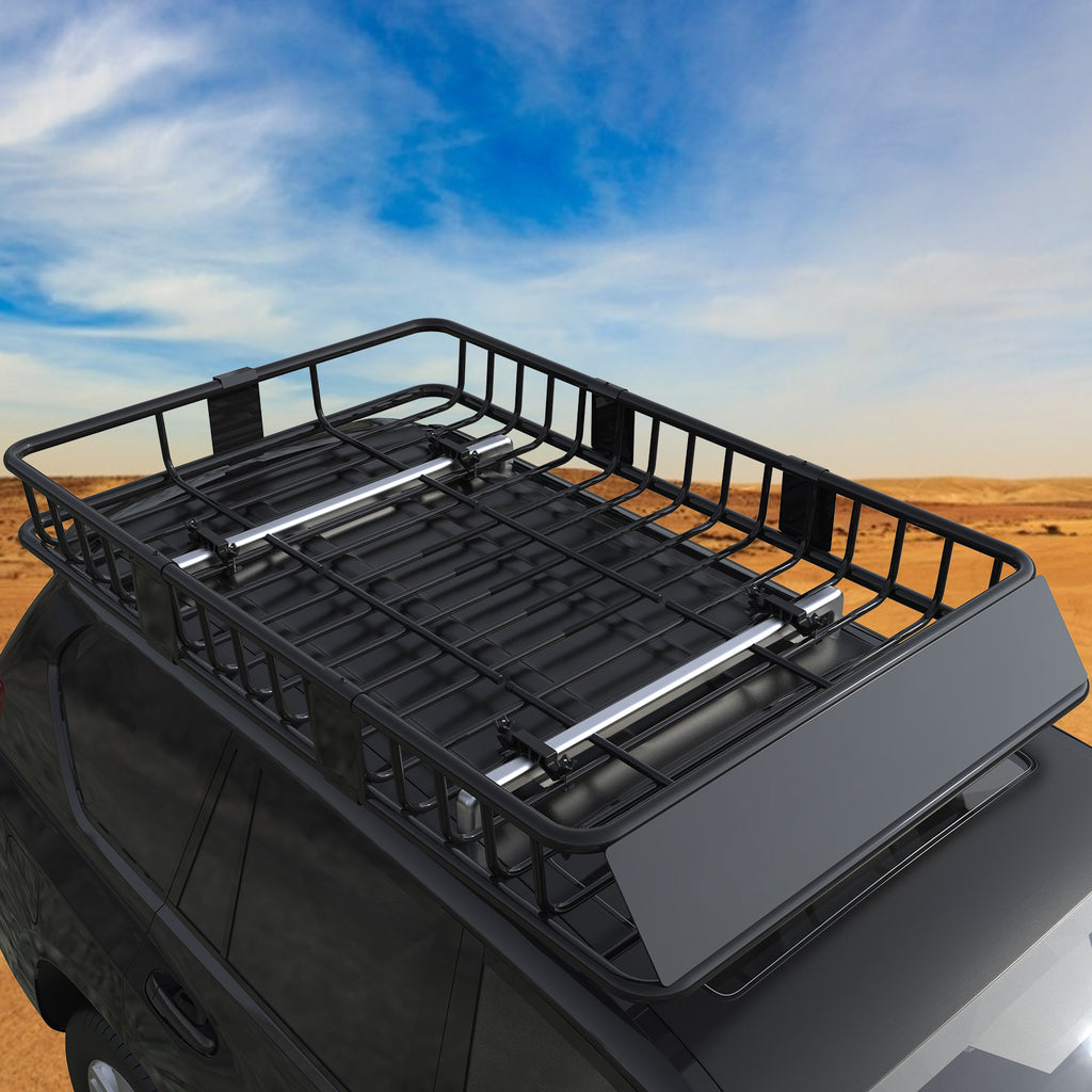 Advwin Steel Roof Rack Basket Extendable