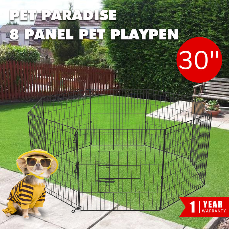 Advwin Pet Playpen Dog Dence Exercise Pen 8 Panel