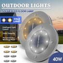 Advwin 24PCS Bright Solar Garden in-Ground Lights