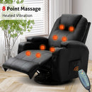 Advwin Recliner Massage Chair Sofa PU Leather