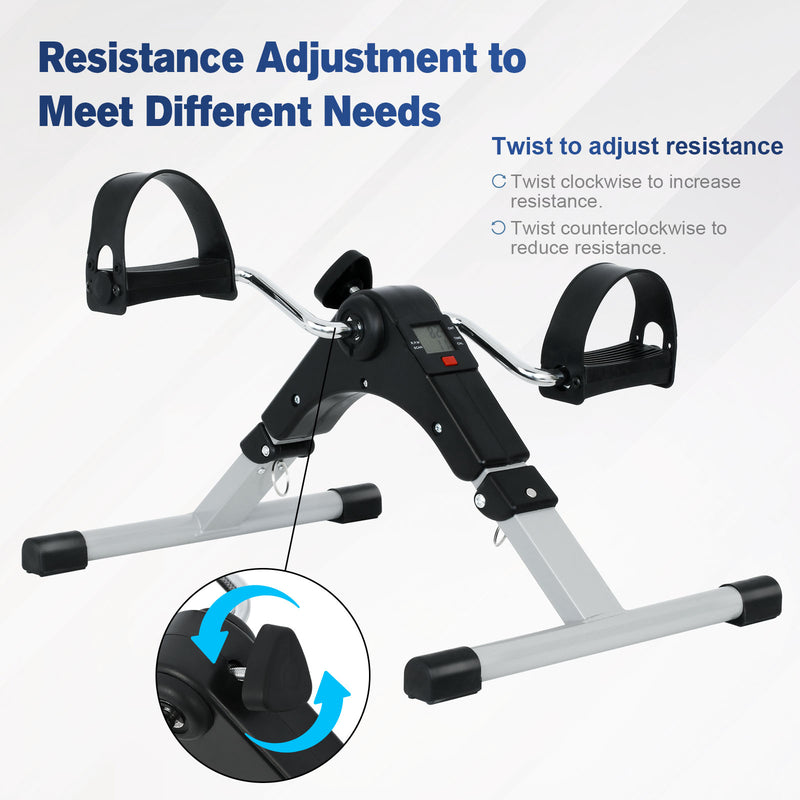 Advwin Mini Exercise Bike Leg Arm Trainer