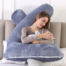 Advwin 53" U Shaped Full Body Support Pillow For Pregnant