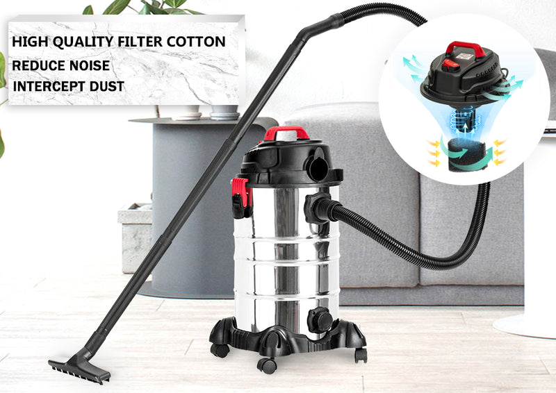 Advwin 4 in 1 Wet and Dry Vacuum Cleaner 30L 2000W Blower