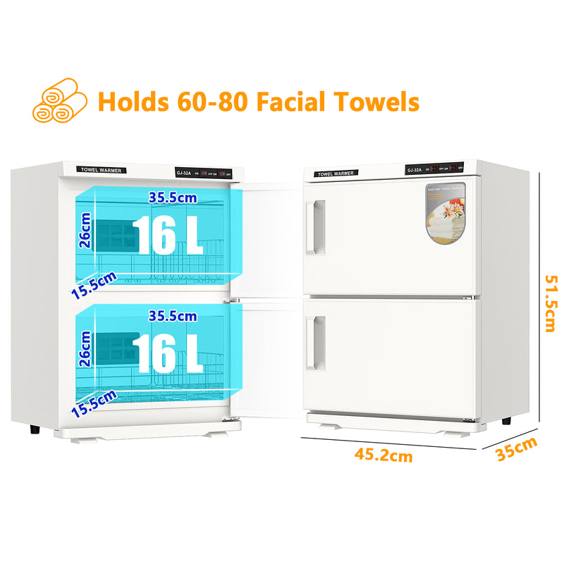 Advwin Electric Warmer Towel Cabinet 32L