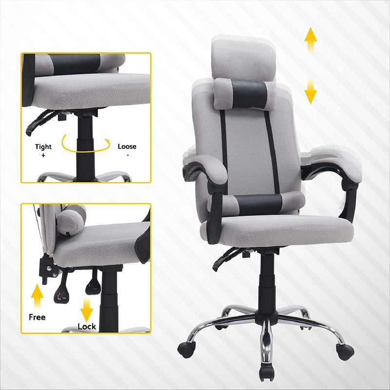 Advwin High Back Computer Office Chair with Headrest