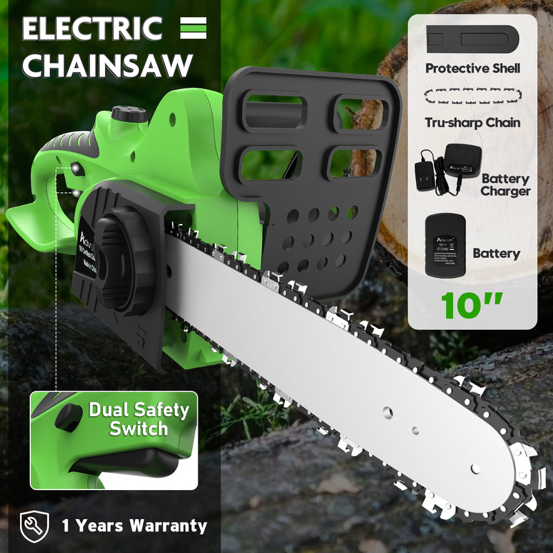 Rechargeable lithium clearance chainsaw