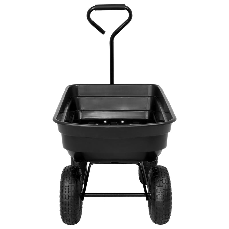 Advwin Garden Dump Cart with Steel Frame 250KG