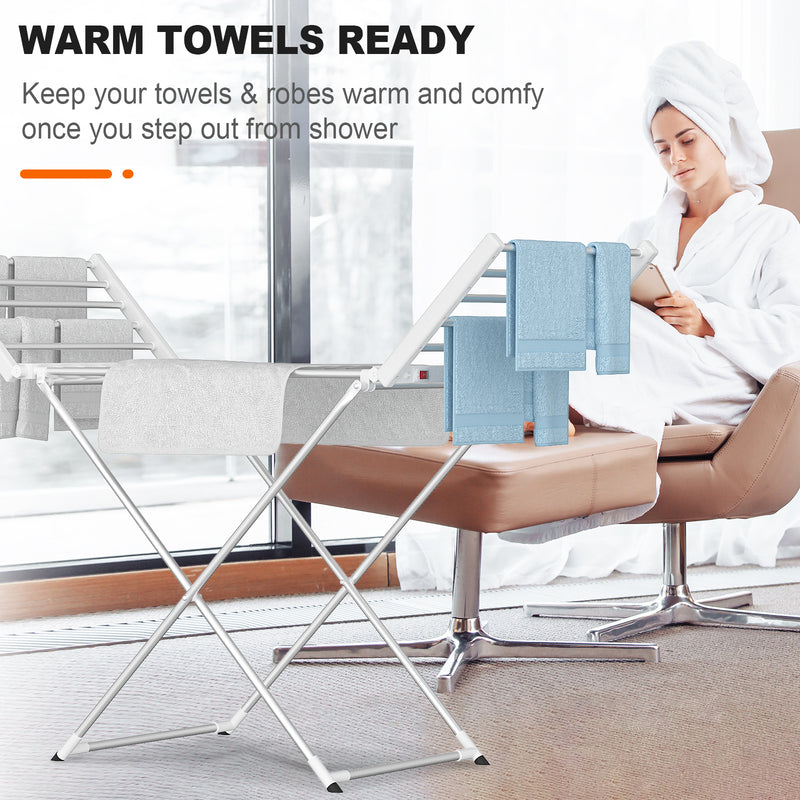 Advwin Electric Heated Towel Rail Foldable
