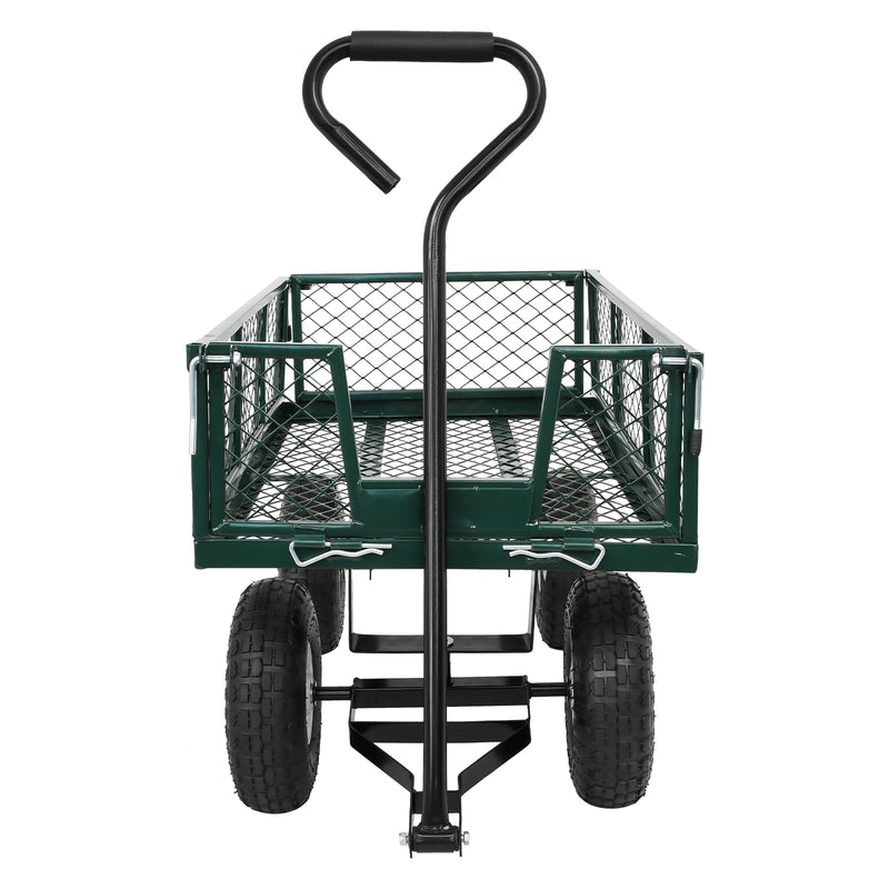 Advwin Mesh Garden Cart 408KG Removable Sides Trolley