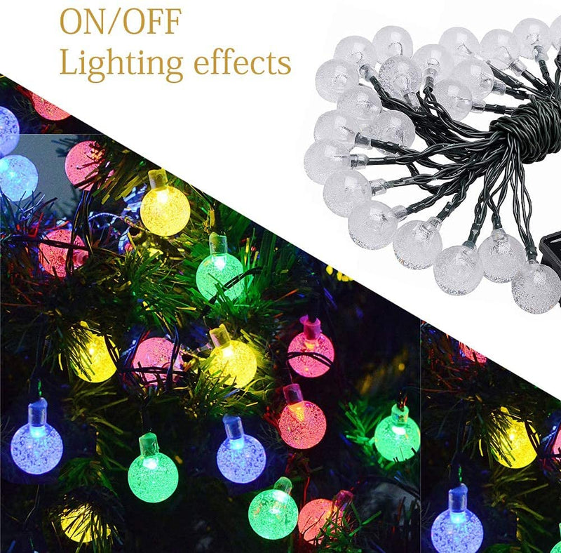 Advwin 12M Solar Powered LED Xmas Fairy Spherical String Lights (Pre-Order)