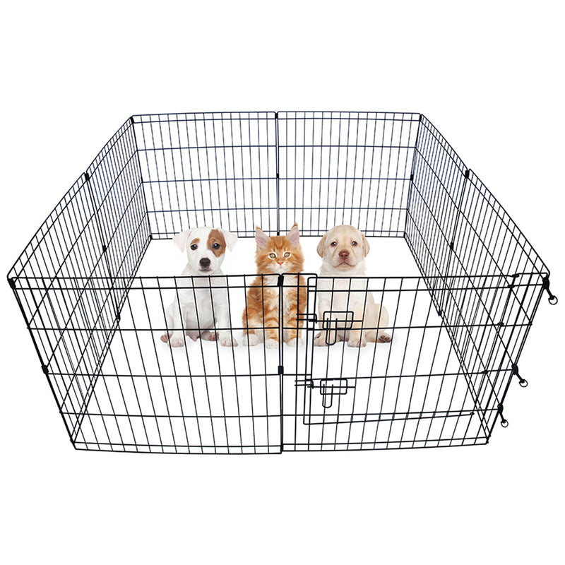 Advwin Pet Playpen Dog Dence Exercise Pen 8 Panel