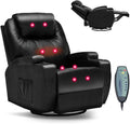 Advwin Recliner Massage Chair Sofa PU Leather