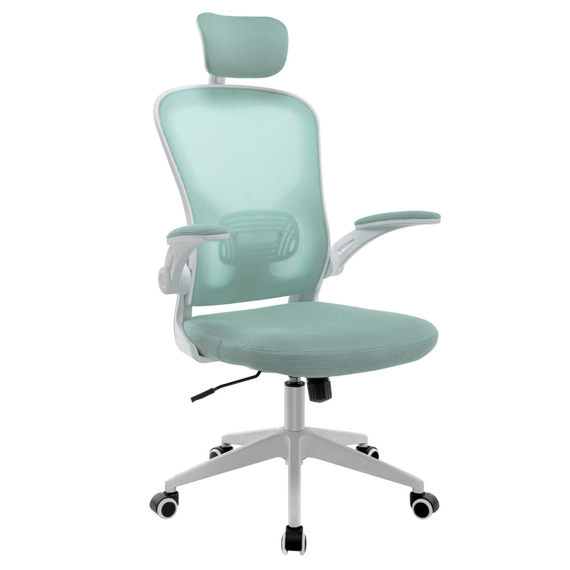 Advwin Mesh Office Chair Adjustable Height Blue