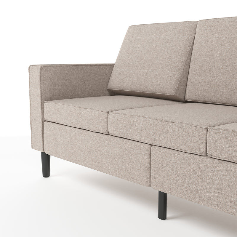 Advwin 3 Seater Sofa Lounge Set Beige