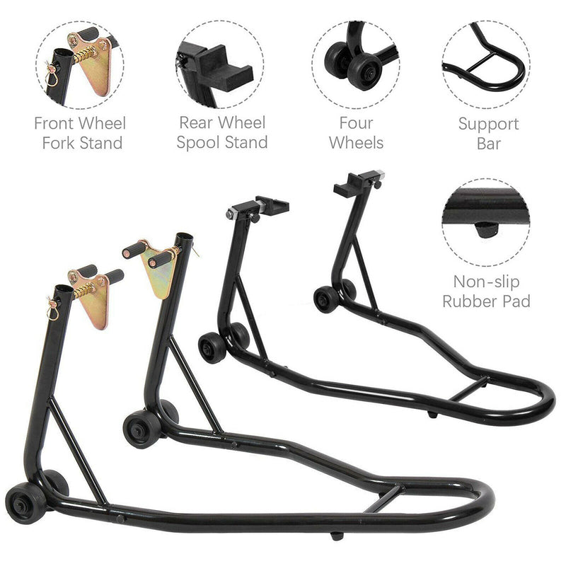 Advwin Motorcycle Bike Front & Rear Stand
