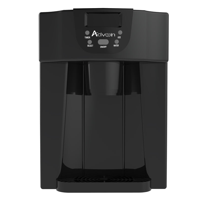 Advwin 2-in-1 Ice Maker with A Built-in Water Dispenser