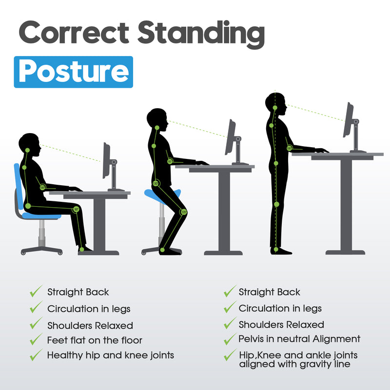 Advwin-Electric-Standing-Desk-Sit-Stand-Up-Riser-Height-Adjustable Motorised-Computer-Desk-White-Table-Top-120cm-White-Frame-160202200