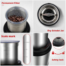 Advwin 200W Electric Coffee Spice Grinder
