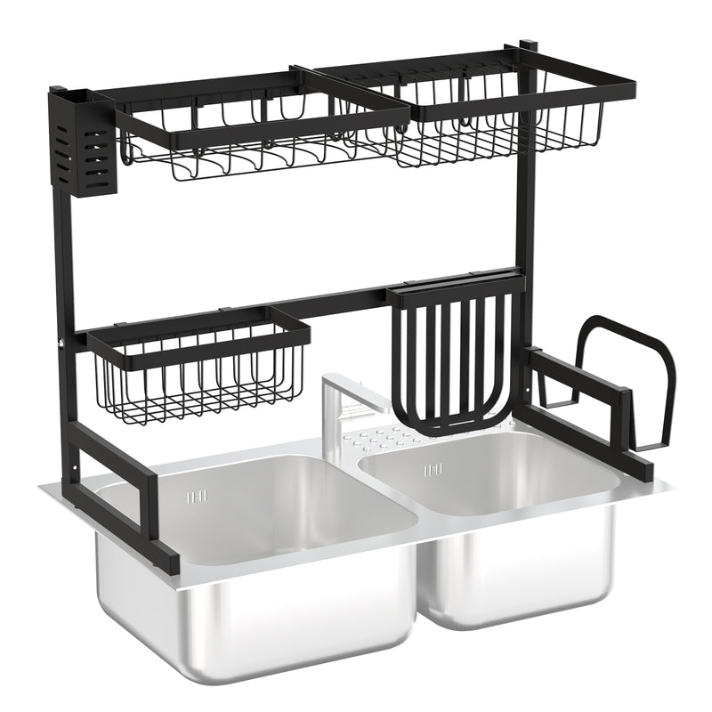 Advwin 65cm Over Sink Dish Drainer Rack Stainless