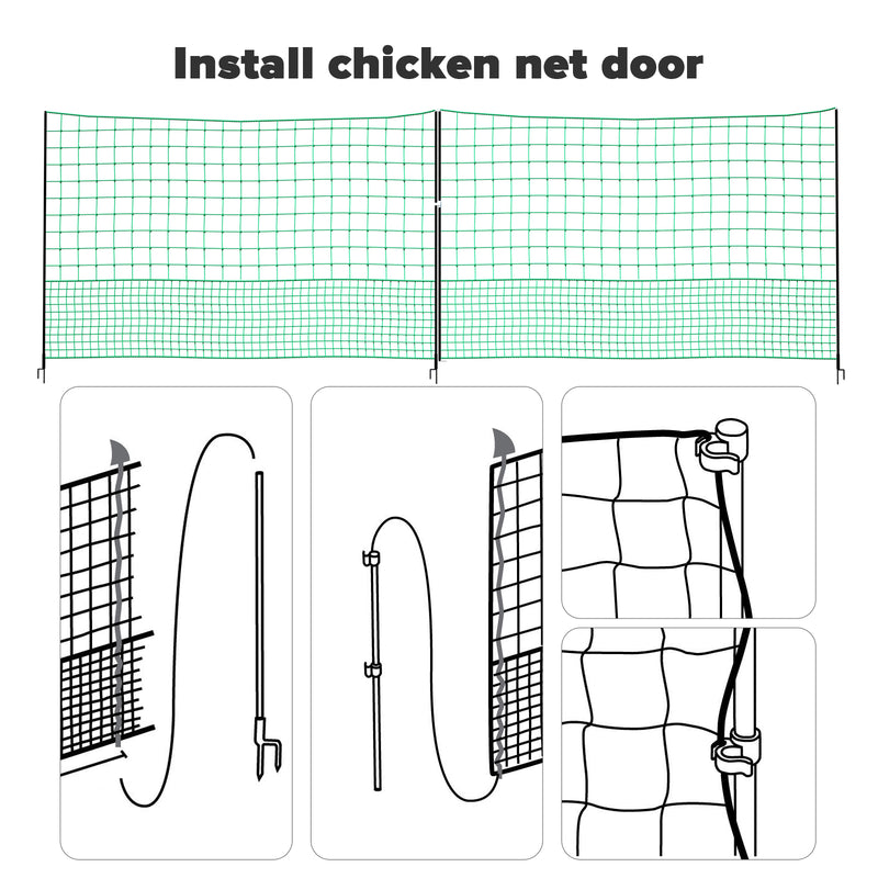 Advwin Poultry Net Chicken Fence Netting