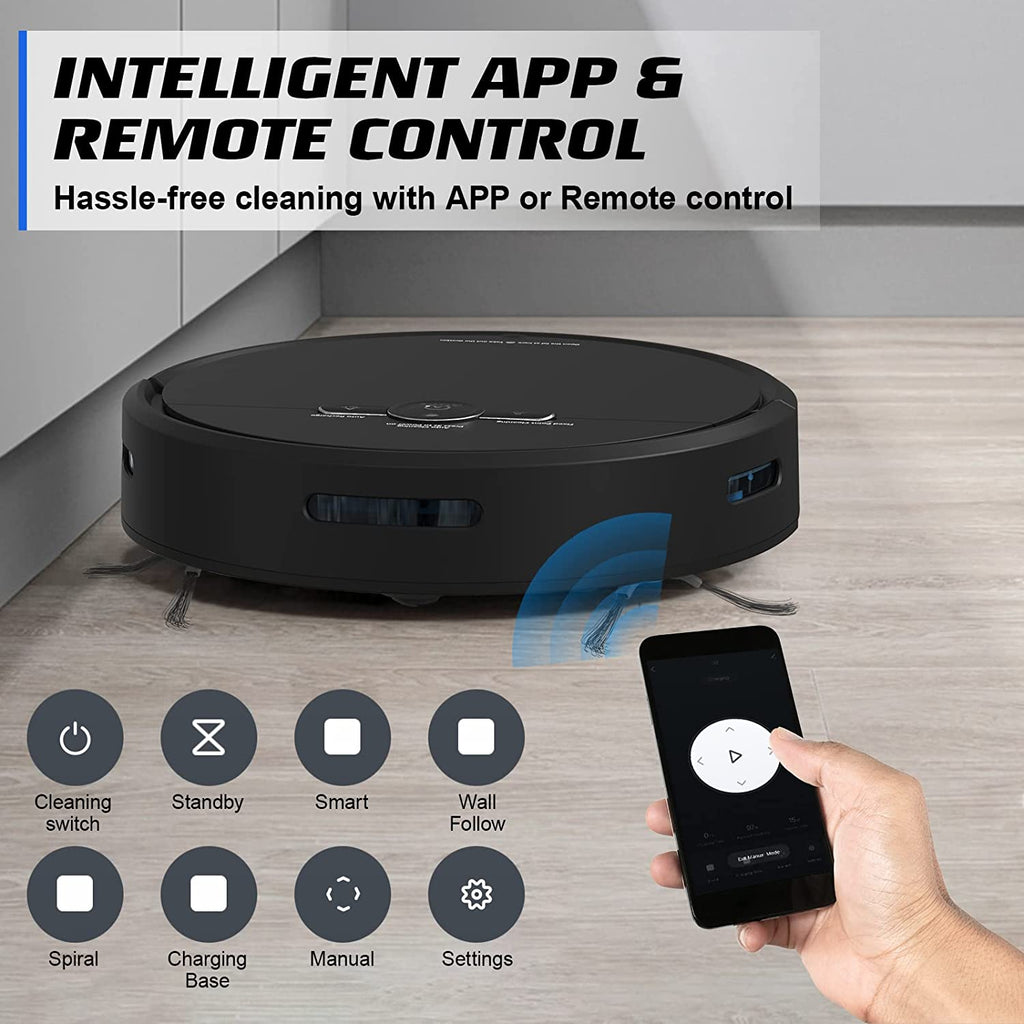 Advwin 2500Pa Robot Vacuum Cleaner 3in1