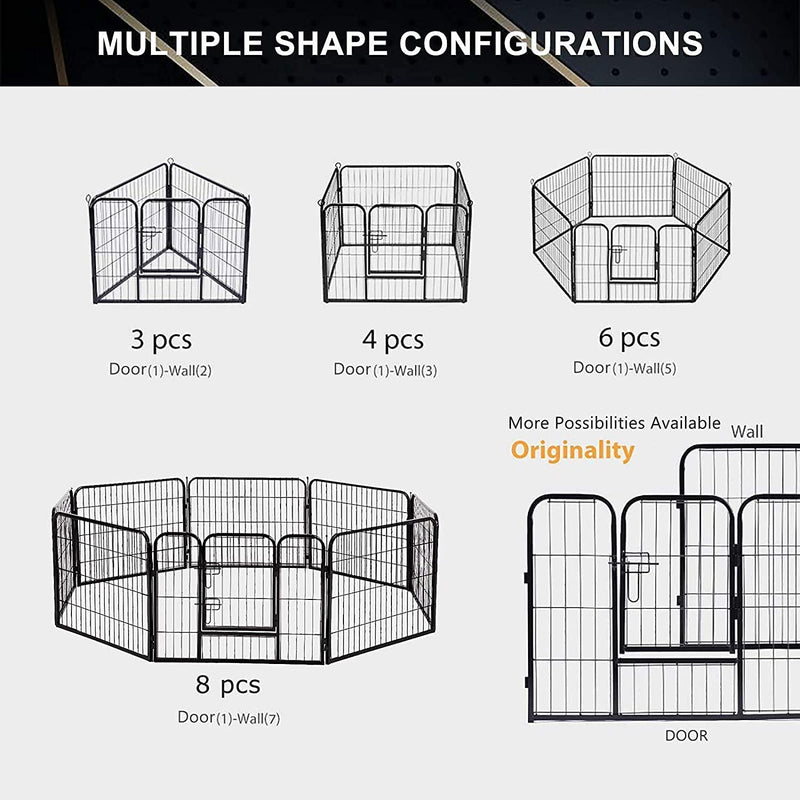 Advwin Pet Playpen Dog Dence Exercise Pen