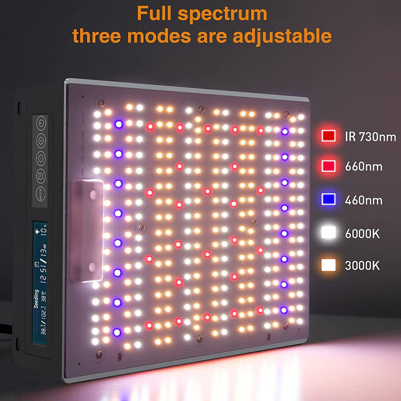 Advwin 150W LED Grow Light Full Spectrum Indoor 320pcs