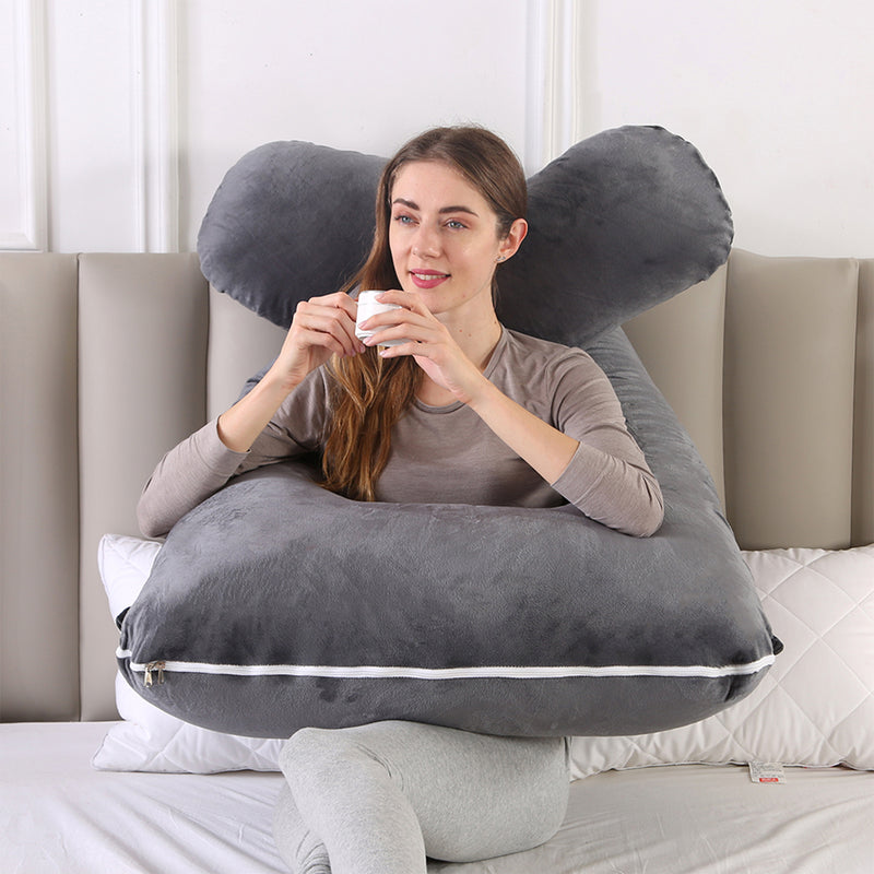Advwin 55" U Shaped Pregnant Pillow Full Body Support