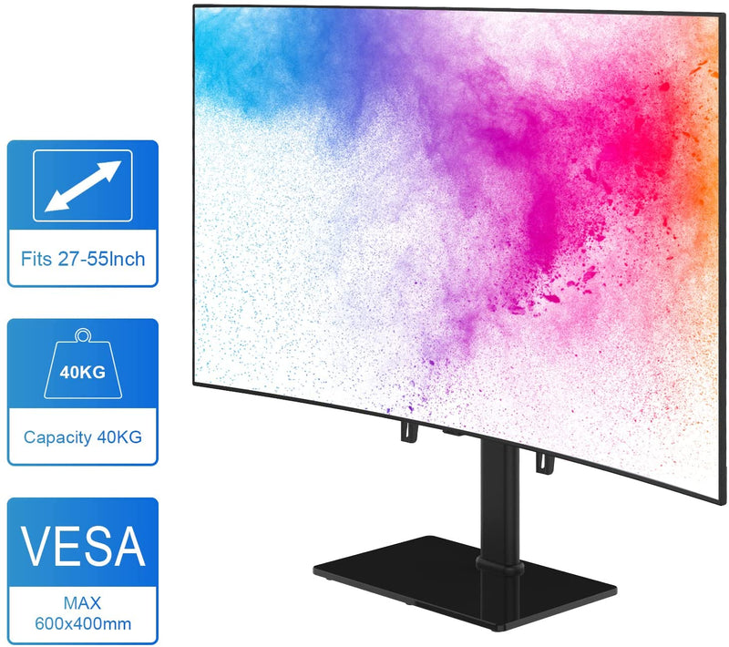 AdvwinTV Stand Swivel Universal Desktop LED LCD 27 to 55 inch