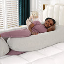 Advwin Pregnancy Pillow 55inch J haped Pillow