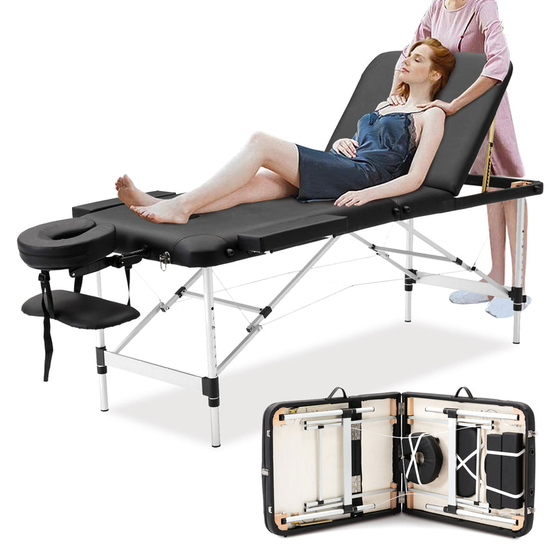 Advwin 75cm 3 Fold Portable Massage Table