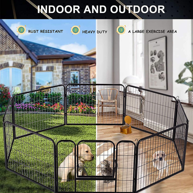 Advwin Pet Playpen Dog Dence Exercise Pen