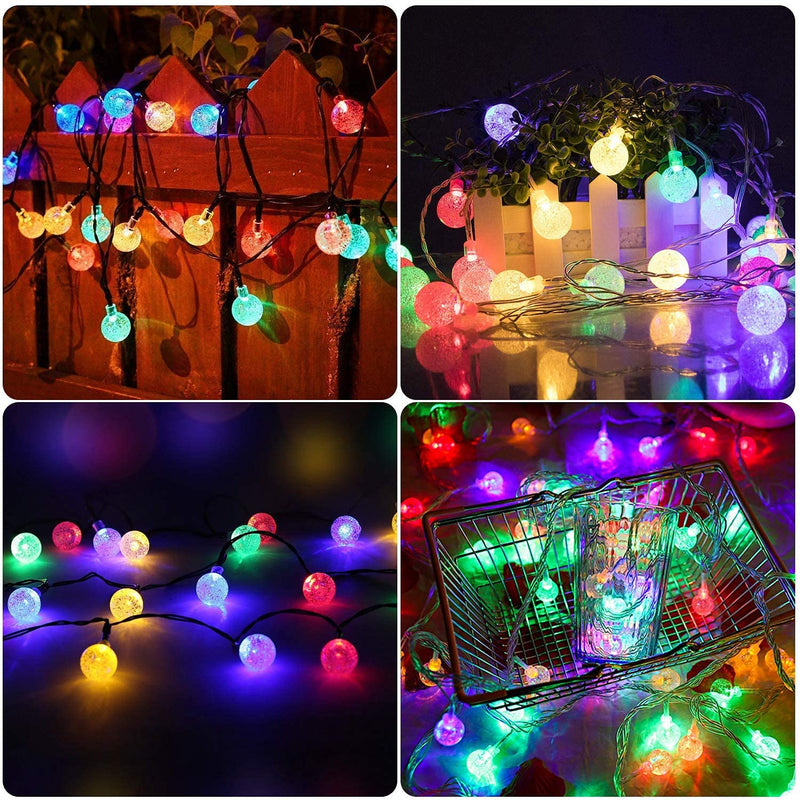 Advwin 12M Solar Powered LED Xmas Fairy Spherical String Lights (Pre-Order)