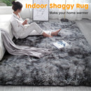 Advwin Non-Slip Shaggy Rugs Floor Rug Dark Grey
